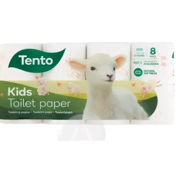 Tento Toalettpapír Kids Panda 3rét. 8 tek. 142lap