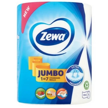Zewa Jumbo 2 rétegű papírtörlő White 1 tekercs/325 lap