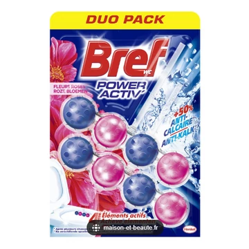 Bref Color Aktiv Fleurs Roses WC frissítő 2 x 50 g Bref Color 