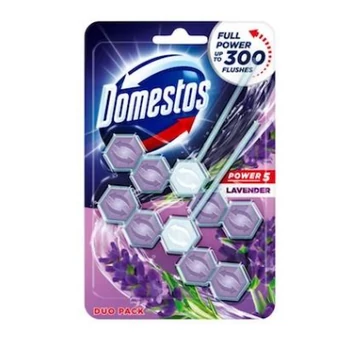 WC illatosító 2 x 50 g Power5 Domestos Lavender