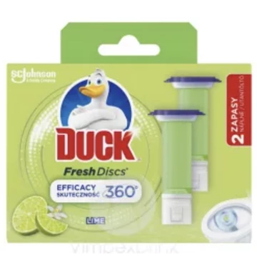 Duck Fresh Discs WC-öblítő korong Lime utántöltő (2 x 36 ml), 72 ml