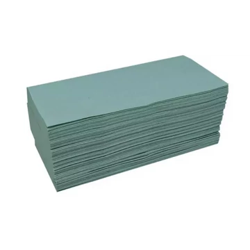 TRND Hajtogatott "V" kéztörlő ZÖLD 25x23cm, 1RTG, 250lap/CSOMAG, 20 CSOMAG/KARTON