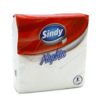 Sindy szalvéta fehér 1rtg 33*33cm 45db