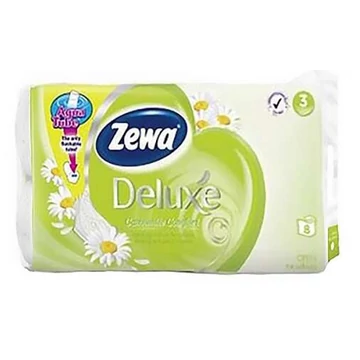 Zewa Deluxe Kamilla Toalettpapír, 3 Rétegű, 8 Tekercs