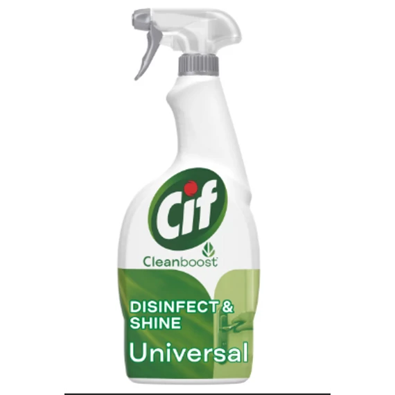 Fertőtlenítő hatású tisztítószer szórófejes 750 ml Cif Disinfect&Shine