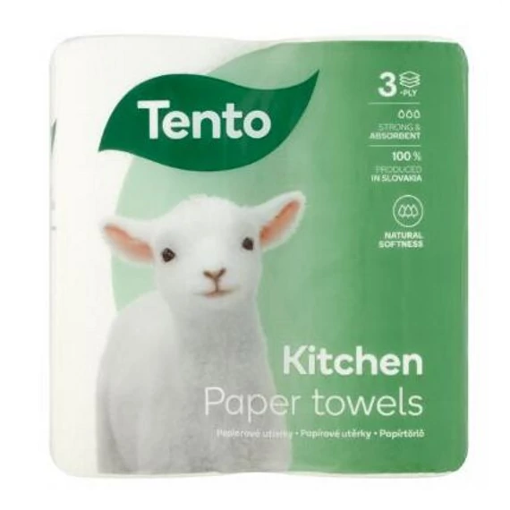 Tento háztartási törlő Kitchen Inovations 3 rétegű/2 tekercs