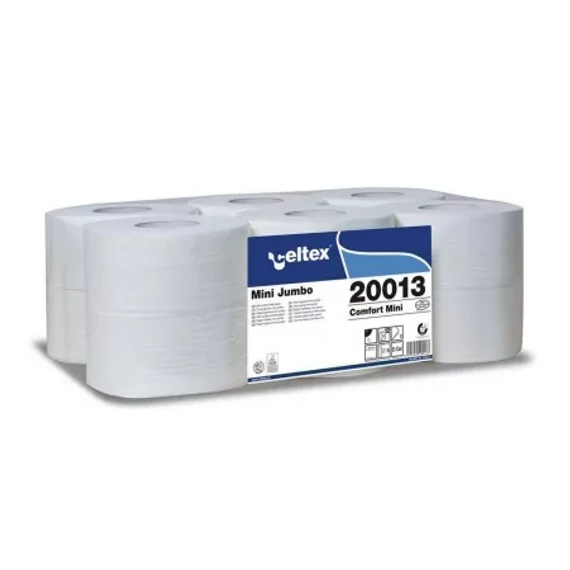 Celtex Mini toalettpapír 2 réteg, cellulóz, 130m, 9,2x18cm, 12 tekercs/zsugor
