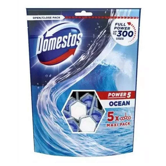 Domestos Power 5 Oceán wc illatosító 5x55g