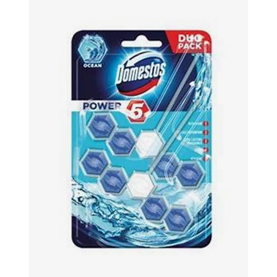 Domestos Power5 Ocean WC Öblítő - 2x55g