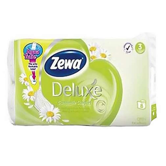 Zewa Deluxe Kamilla Toalettpapír, 3 Rétegű, 8 Tekercs