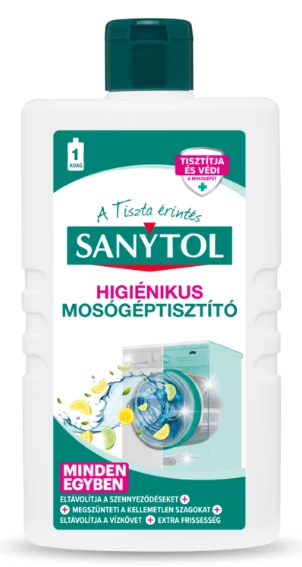 Sanytol Higénikus mosógéptisztító fertőtlenítő 250 ml