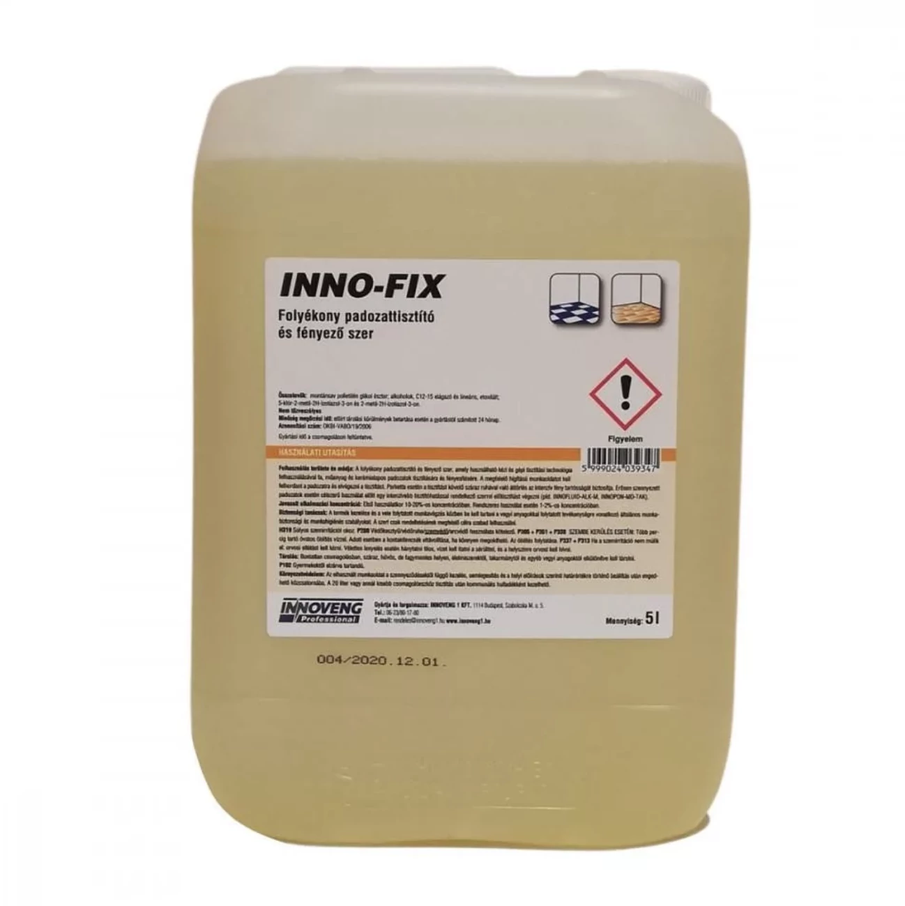 Inno-fix padozattisztító és fényező szer 5L