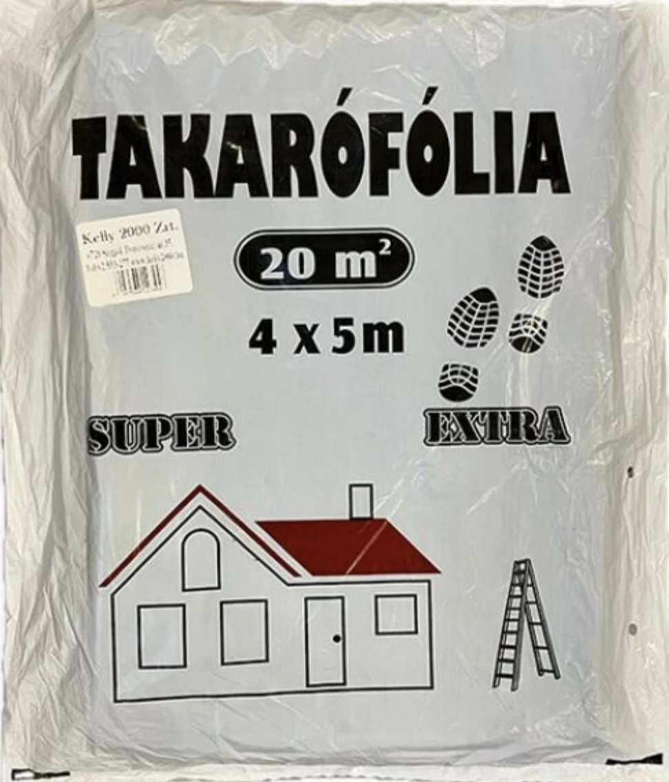 Kelly EXTRA erős takaró fólia /20 m2/