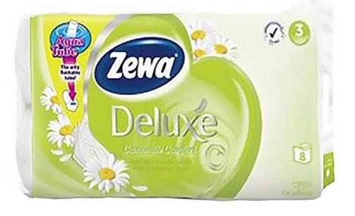 Zewa Deluxe Kamilla Toalettpapír, 3 Rétegű, 8 Tekercs